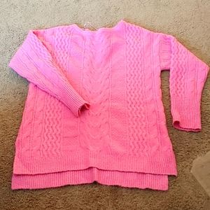 Elle Womens Pullover Sweater Size Medium Pink